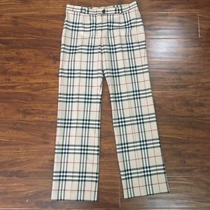 BURBERRY NOVACHECK PANTS